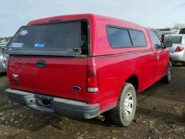 2FTPF17L43CA73260 - 2003 FORD F150 RED photo 4