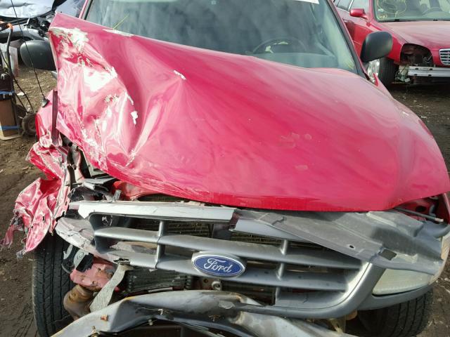 2FTPF17L43CA73260 - 2003 FORD F150 RED photo 7