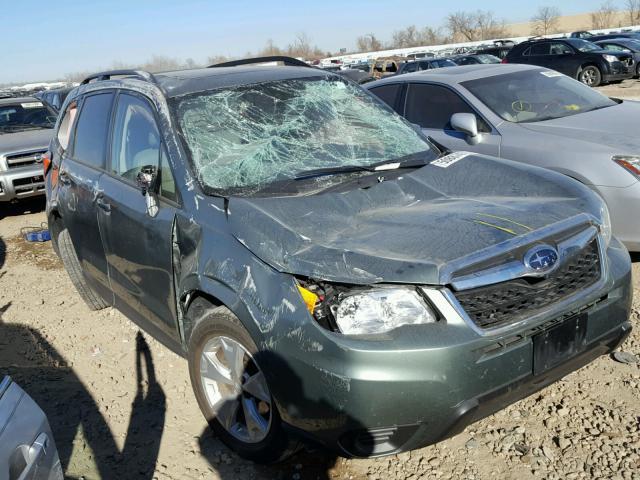 JF2SJADC6GH457585 - 2016 SUBARU FORESTER 2 GREEN photo 9