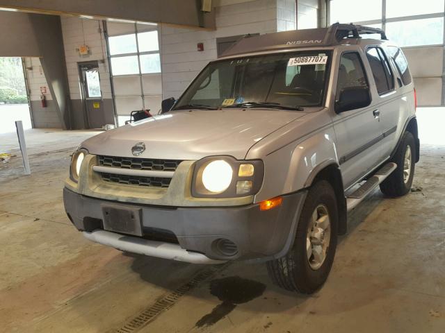 5N1ED28T74C650304 - 2004 NISSAN XTERRA XE SILVER photo 2