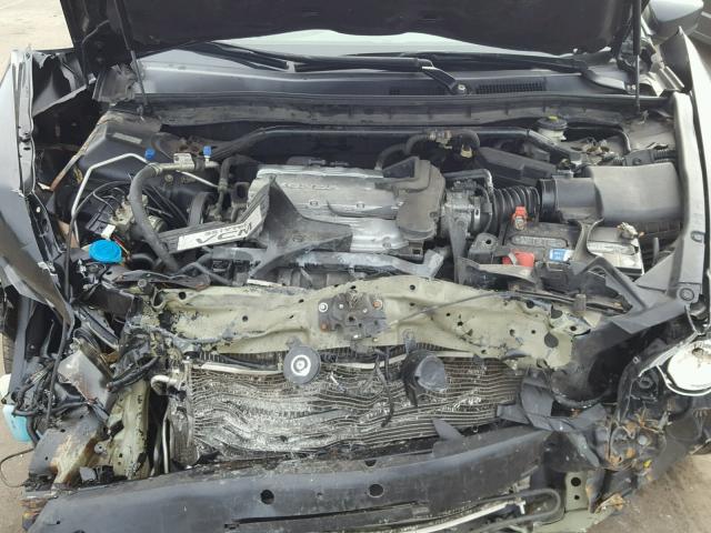 5KBCP3F80AB004562 - 2010 HONDA ACCORD EXL BLACK photo 7