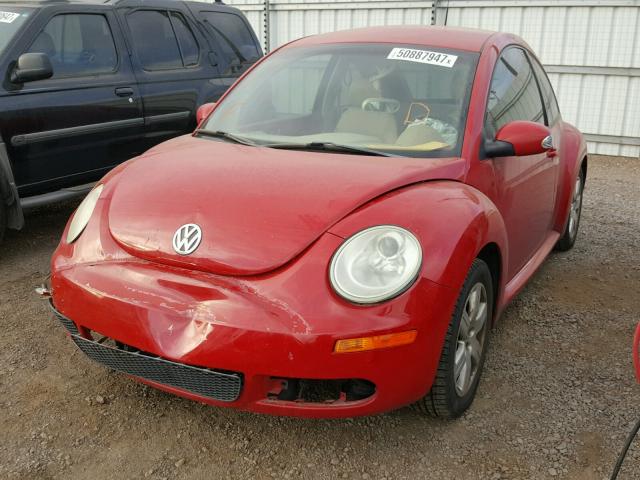 3VWPW31C97M517339 - 2007 VOLKSWAGEN NEW BEETLE RED photo 2