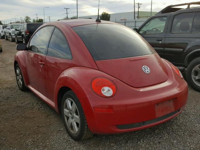 3VWPW31C97M517339 - 2007 VOLKSWAGEN NEW BEETLE RED photo 3