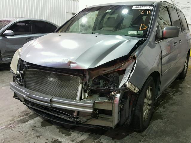 5FNRL38739B005029 - 2009 HONDA ODYSSEY EX SILVER photo 9