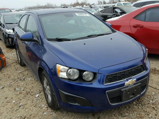 1G1JC5SH0E4178060 - 2014 CHEVROLET SONIC LT BLUE photo 1