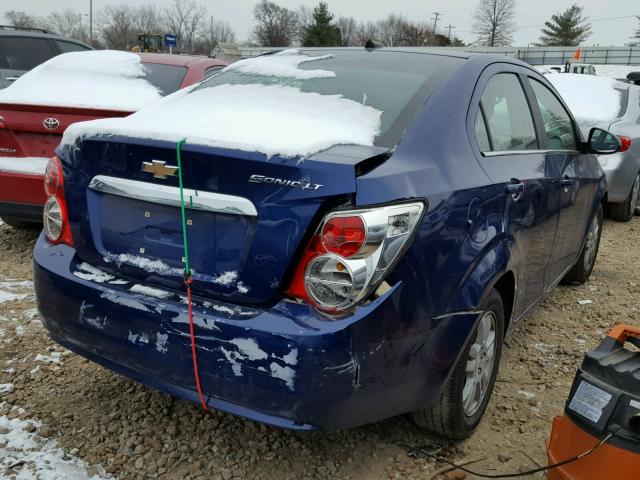 1G1JC5SH0E4178060 - 2014 CHEVROLET SONIC LT BLUE photo 4