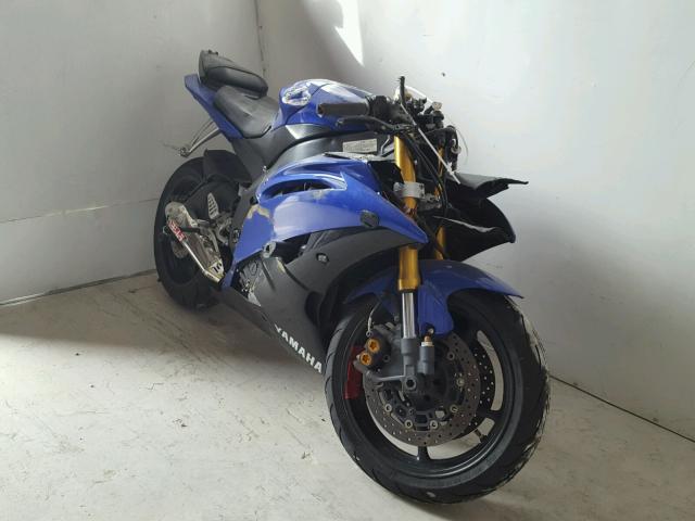 JYARJ16E39A013857 - 2009 YAMAHA YZFR6 BLUE photo 1