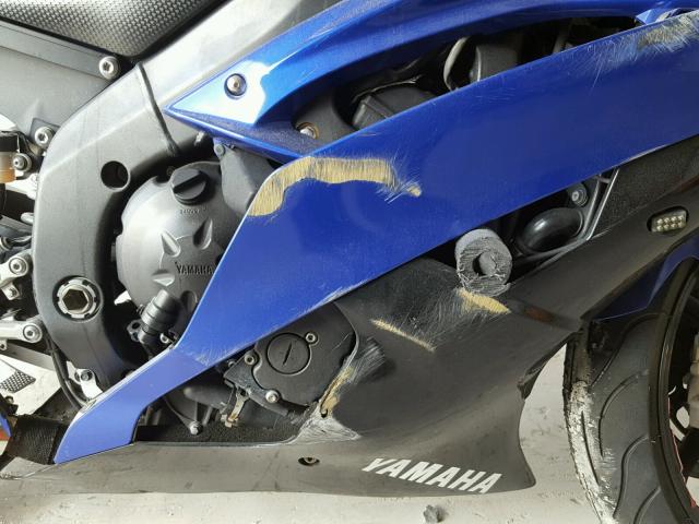 JYARJ16E39A013857 - 2009 YAMAHA YZFR6 BLUE photo 7