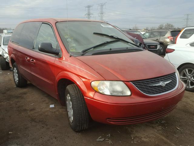 2C4GP44333R136607 - 2003 CHRYSLER TOWN & COU RED photo 1