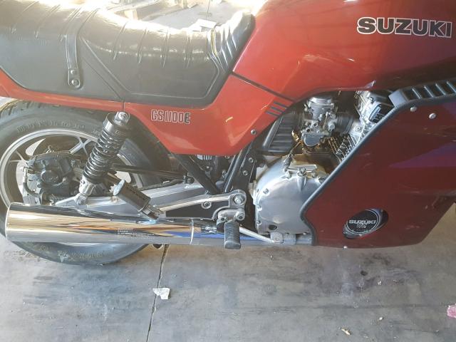 JS1GU73A0C2100313 - 1982 SUZUKI GS1100 E BURGUNDY photo 7