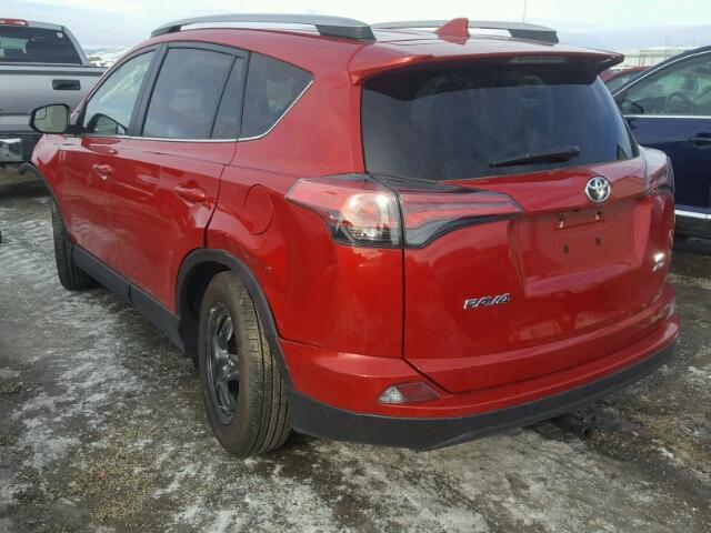 2T3BFREV4HW665362 - 2017 TOYOTA RAV4 LE RED photo 3