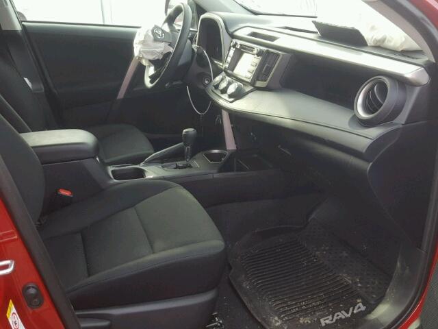 2T3BFREV4HW665362 - 2017 TOYOTA RAV4 LE RED photo 5