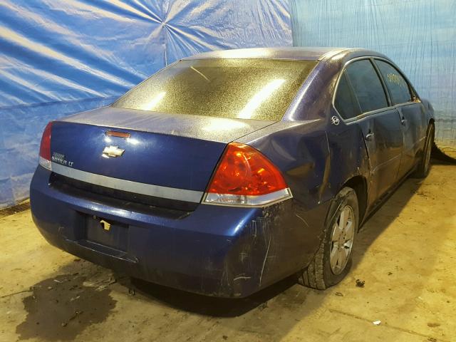 2G1WT55K669383913 - 2006 CHEVROLET IMPALA LT BLUE photo 4