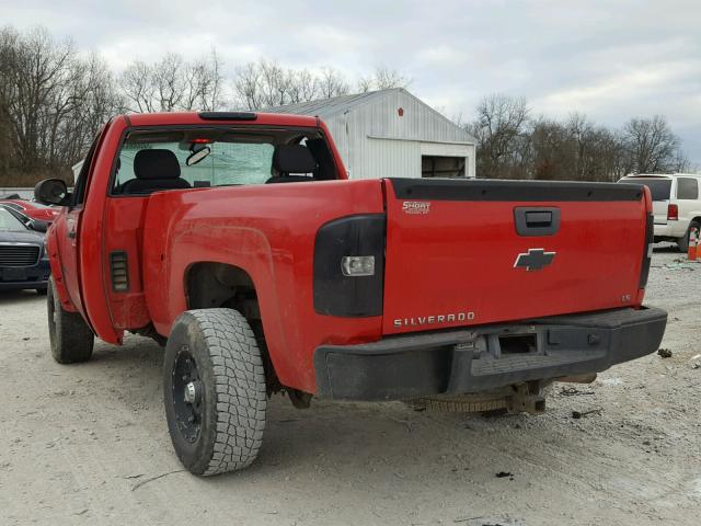 1GCEK14C78Z183804 - 2008 CHEVROLET SILVERADO RED photo 3