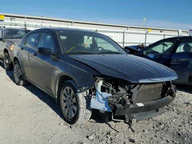 1C3CCBAB4DN686251 - 2013 CHRYSLER 200 LX BLUE photo 1