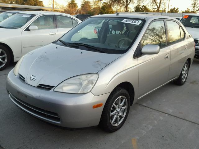 JT2BK12U210002951 - 2001 TOYOTA PRIUS BEIGE photo 2