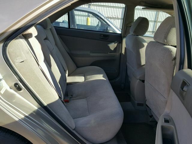 4T1BE32K43U743246 - 2003 TOYOTA CAMRY LE ოქროსფერი ფოტო 6