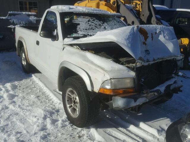 1B7FL26X1VS269198 - 1997 DODGE DAKOTA WHITE photo 1