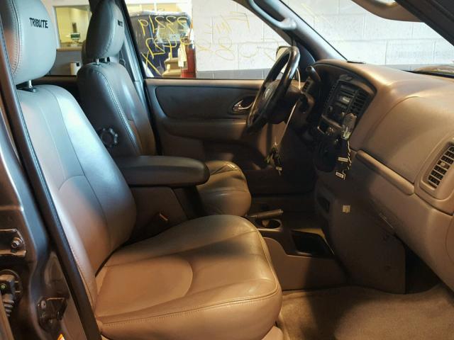 4F2CU08122KM42820 - 2002 MAZDA TRIBUTE LX GRAY photo 5