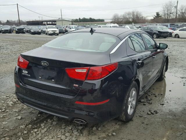 5XXGM4A71FG384559 - 2015 KIA OPTIMA LX BLACK photo 4