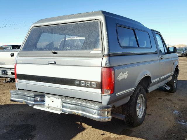 1FTEF14N8PLB20122 - 1993 FORD F150 GRAY photo 4