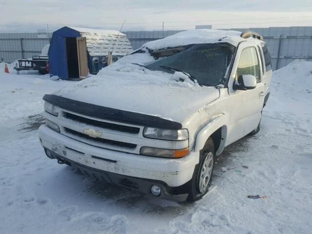 1GNEK13Z14R133648 - 2004 CHEVROLET TAHOE K150 WHITE photo 2