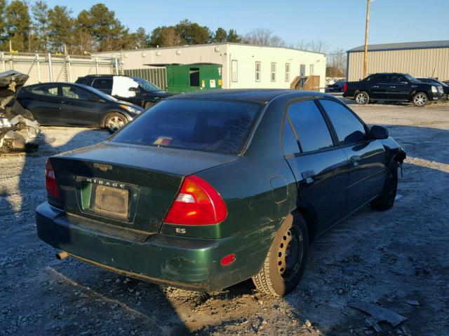 JA3AY26CX1U010652 - 2001 MITSUBISHI MIRAGE ES GREEN photo 4