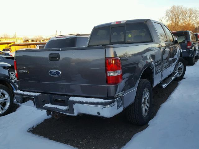 1FTPW14578FA49844 - 2008 FORD F150 SUPER BLACK photo 4