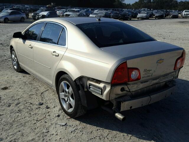 1G1ZC5EB8AF117984 - 2010 CHEVROLET MALIBU 1LT TAN photo 3