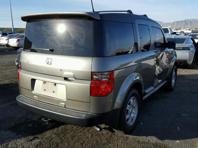 5J6YH28738L000149 - 2008 HONDA ELEMENT EX CHARCOAL photo 4