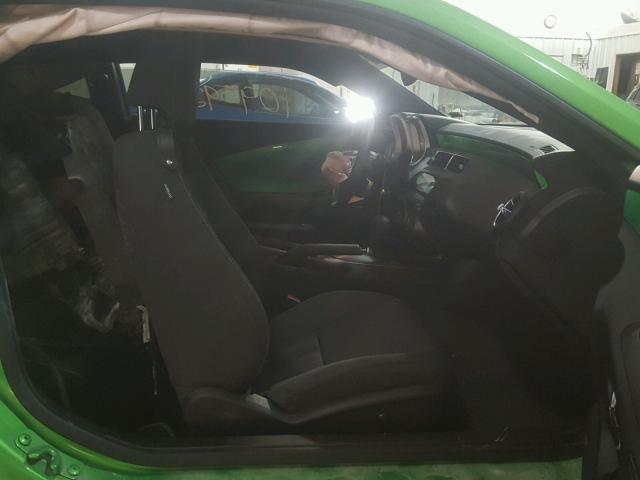 2G1FB1EV8A9223031 - 2010 CHEVROLET CAMARO LT GREEN photo 5