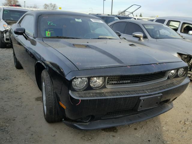 2C3CDYAG7EH116413 - 2014 DODGE CHALLENGER BLACK photo 1