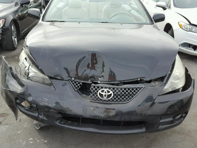 4T1FA38P48U145407 - 2008 TOYOTA CAMRY SOLA BLACK photo 7