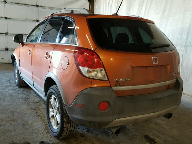 3GSDL43N78S518428 - 2008 SATURN VUE XE ORANGE photo 3