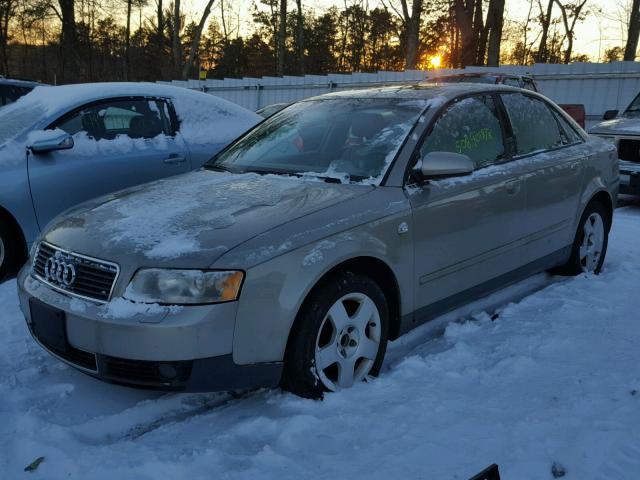 WAUJC68E83A225521 - 2003 AUDI A4 1.8T BEIGE photo 2