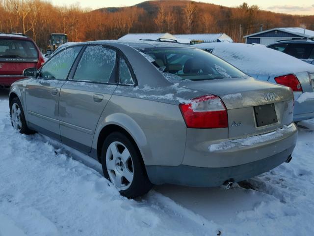 WAUJC68E83A225521 - 2003 AUDI A4 1.8T BEIGE photo 3