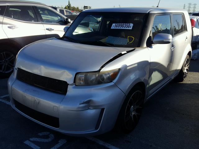 JTLKE50E181041217 - 2008 TOYOTA SCION XB Gümüş foto 2