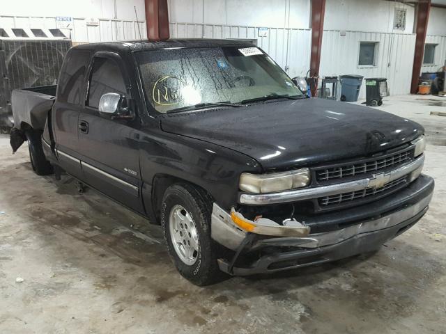 2GCEC19T621185548 - 2002 CHEVROLET SILVERADO BLACK photo 1