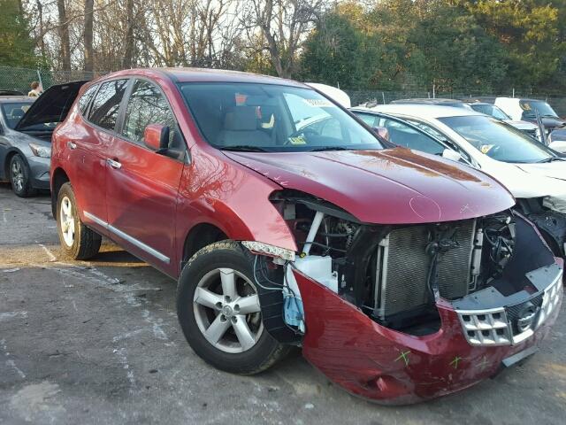 JN8AS5MT4DW035924 - 2013 NISSAN ROGUE S RED photo 1