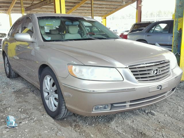 KMHFC46F37A190414 - 2007 HYUNDAI AZERA SE TAN photo 1