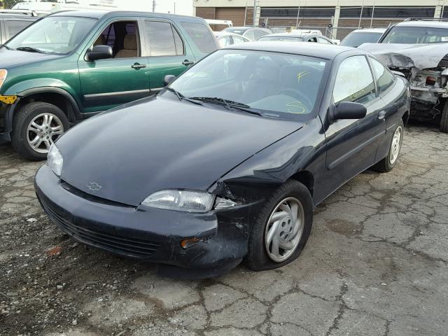 1G1JC1240X7156504 - 1999 CHEVROLET CAVALIER B BLACK photo 2