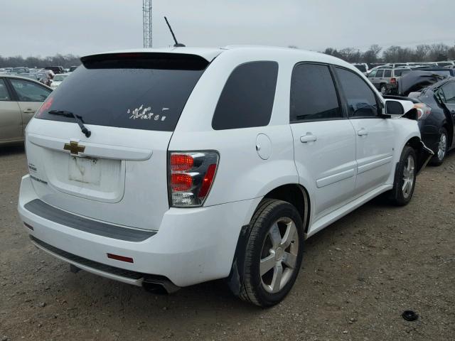 2CNDL937186073043 - 2008 CHEVROLET EQUINOX SP WHITE photo 4