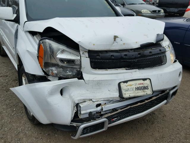 2CNDL937186073043 - 2008 CHEVROLET EQUINOX SP WHITE photo 9