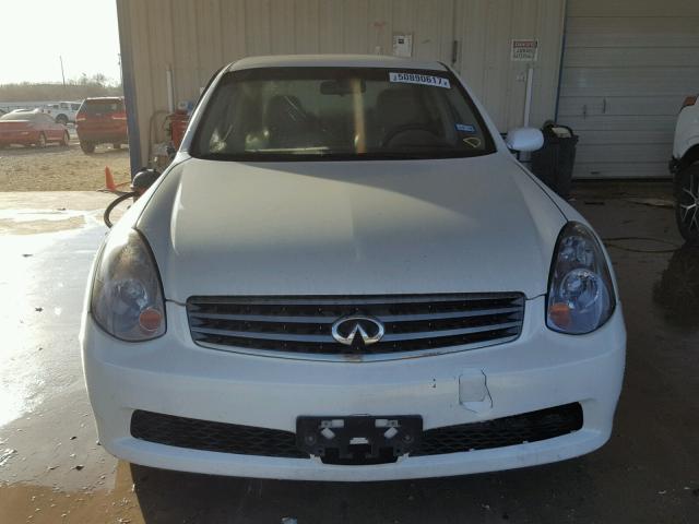 JNKCV51E56M519857 - 2006 INFINITI G35 WHITE photo 10