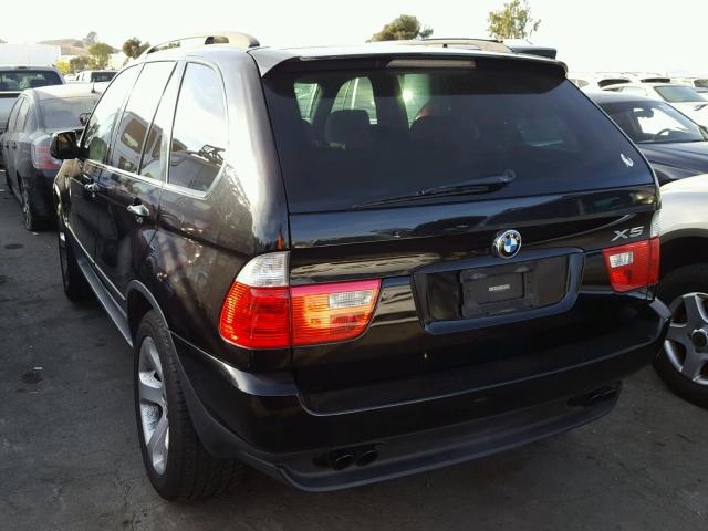 5UXFB53594LV03568 - 2004 BMW X5 4.4I BLACK photo 3