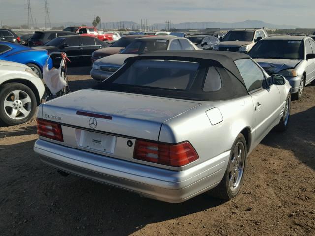 WDBFA68F0XF187233 - 1999 MERCEDES-BENZ SL 500 GRAY photo 4