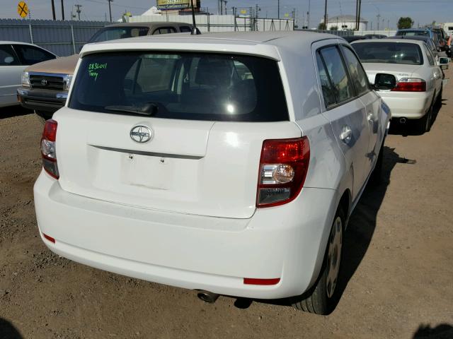 JTKKU10489J044687 - 2009 TOYOTA SCION XD WHITE photo 4