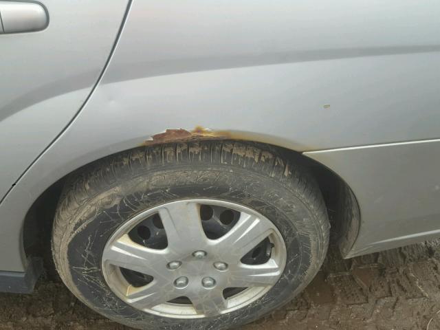 1G1ZS58F77F141011 - 2007 CHEVROLET MALIBU LS ვერცხლისფერი ფოტო 9