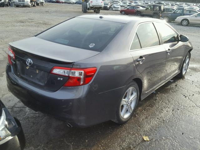 4T1BF1FK0EU797836 - 2014 TOYOTA CAMRY L GRAY photo 4