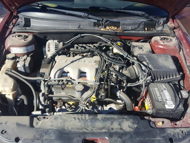 1G2NF52E53M611704 - 2003 PONTIAC GRAND AM S RED photo 7